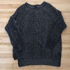 Black and white sweater